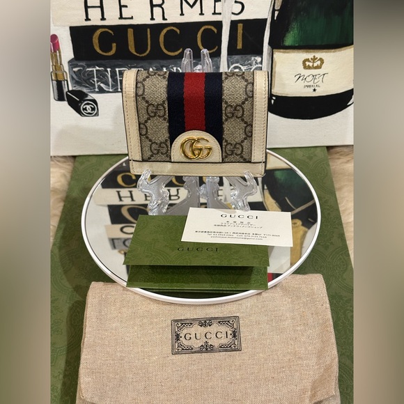 Gucci Handbags - 💎GUCCI GG Supreme Ophidia Compact Wallet w/Dust Bag Prestine Condition